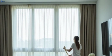 Delicate sheer drape cleaning margate Matty Curtain Cleaning